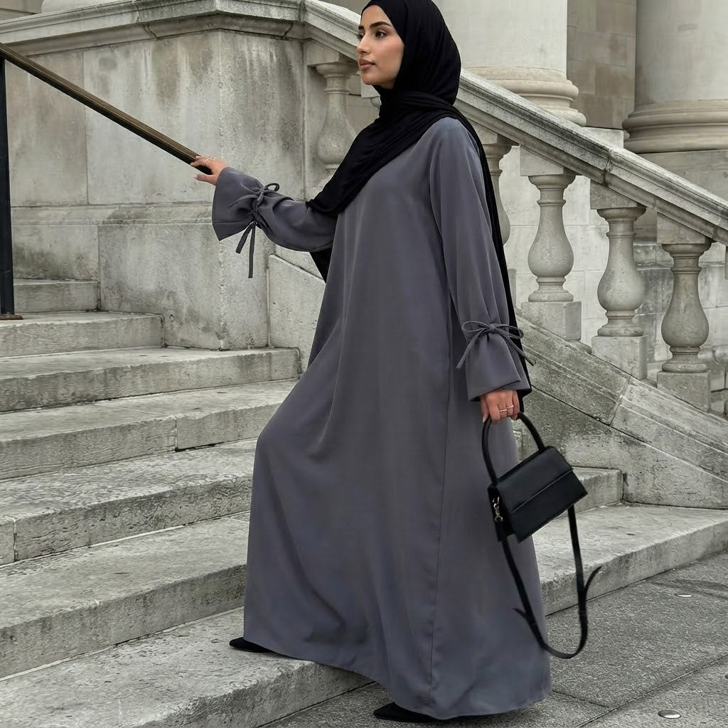 The 'Modern Muse' Minimalist Lace-Up Gown